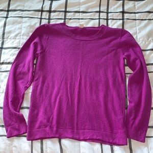 J. Crew Magenta Sweater Small
